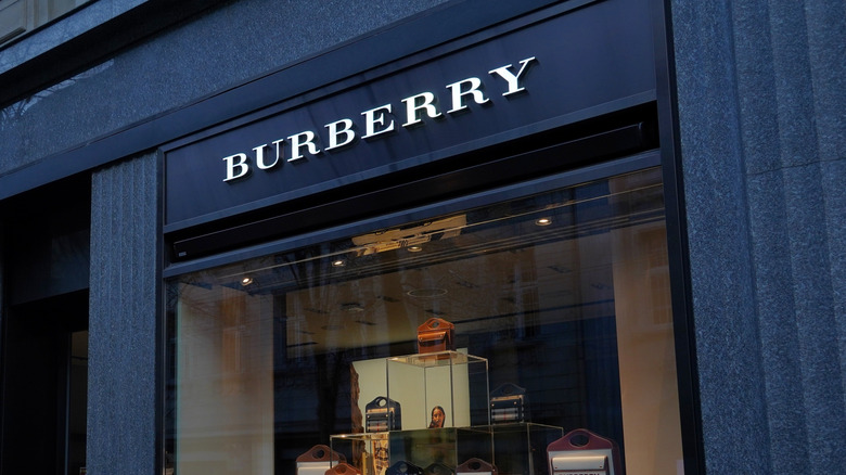 Burberry store front 