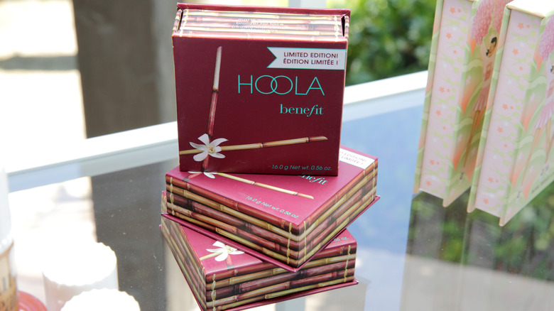 Hoola bronzer at Revolve festival in 2019. 