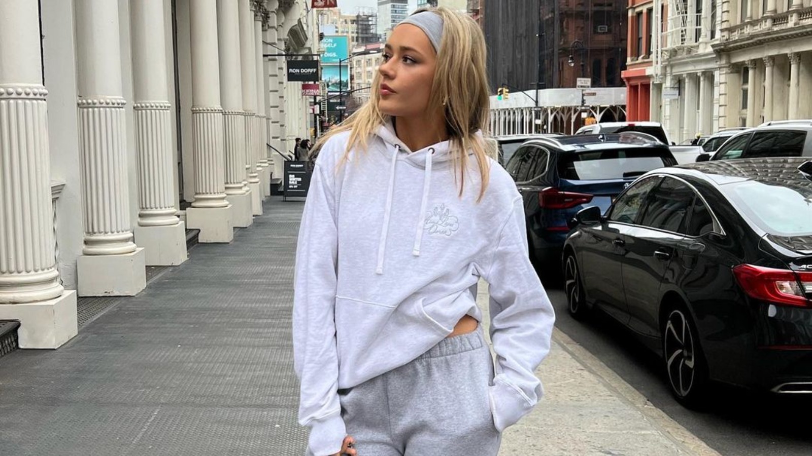 Is The Monochromatic Gray 'Groutfit' Making A Comeback?