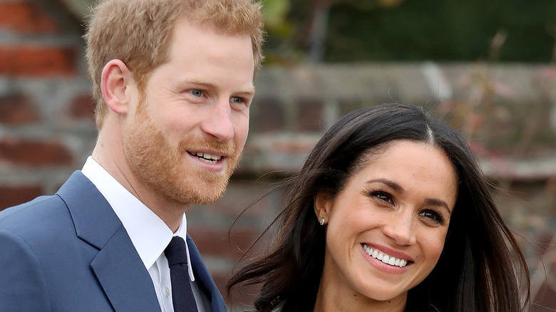 Prince Harry and Meghan Markle at a royal event