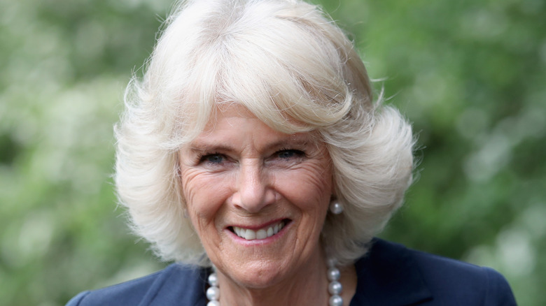 Camilla Parker Bowles smiling