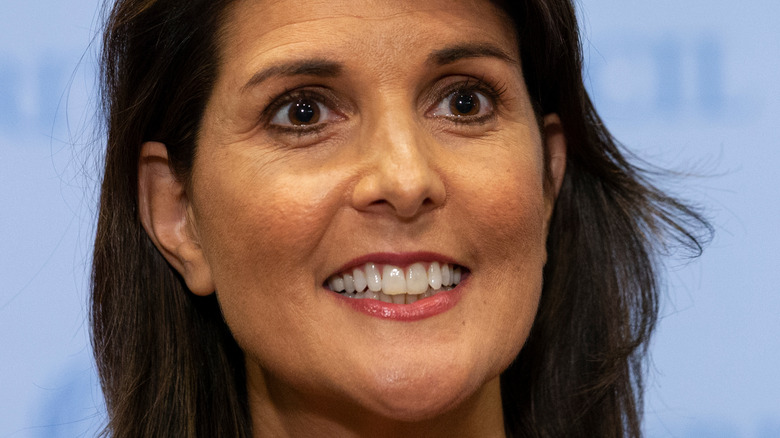 Nikki Haley smiling