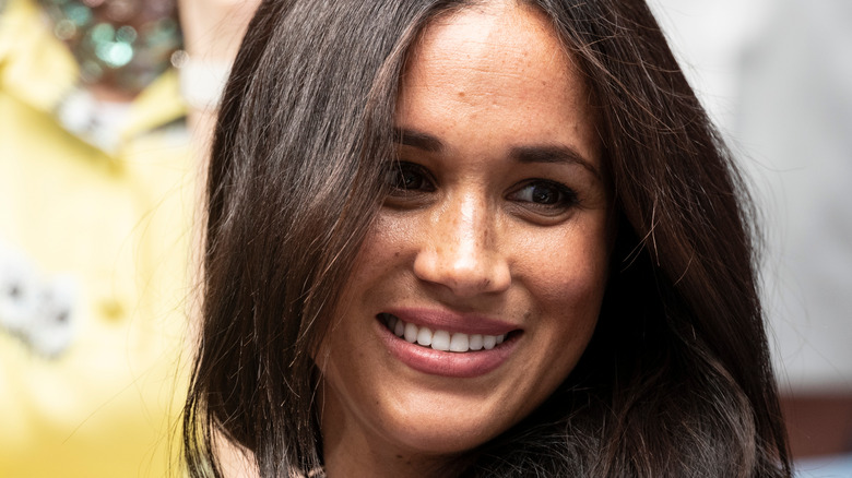 Meghan Markle smiling 