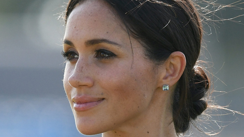 Meghan Markle looks wistful