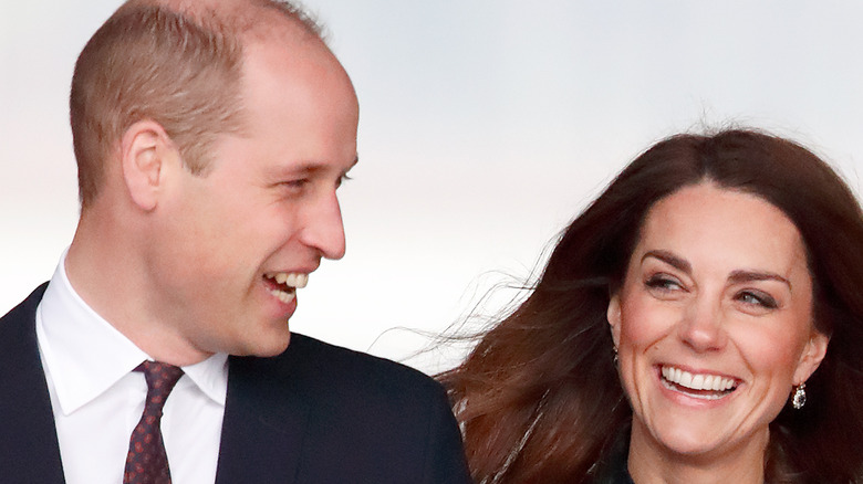 Prince William and Kate Middleton smiling