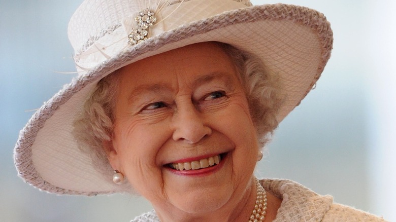 Queen Elizabeth smiling