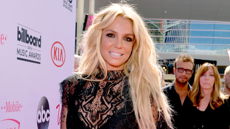 Britney Spears on the red carpet 