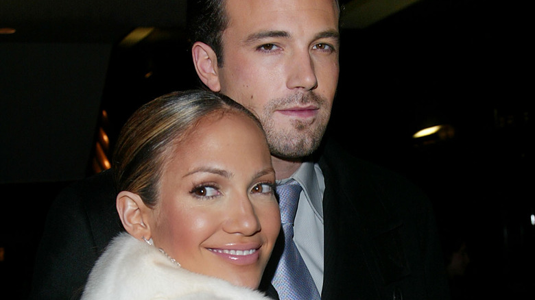 Jennifer Lopez and Ben Affleck at an event