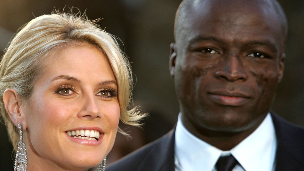 Heidi Klum and Seal on the red carpet 