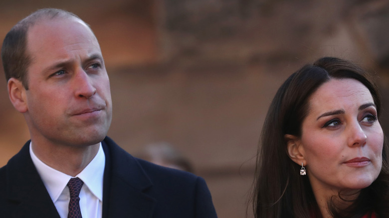 Prince William and Kate Middleton at an event.