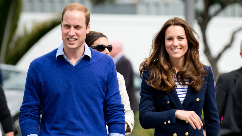 Prince William and Kate Middleton walking together