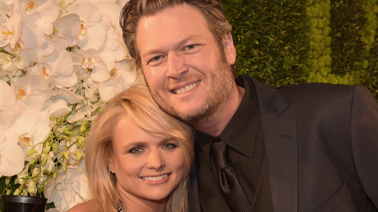 Miranda Lambert and Blake Shelton snuggle up at an event