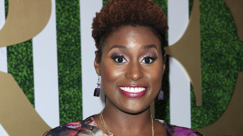 Issa Rae smiling at the BET Awards