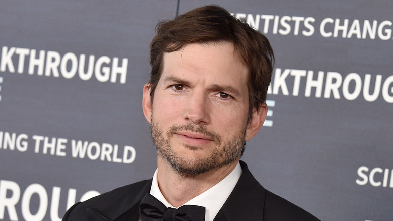 Ashton Kutcher on the red carpet. 