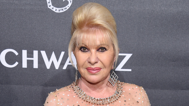 Ivana Trump posing