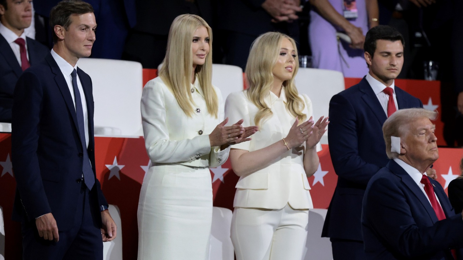 イヴァンカとティファニー・トランプ、2024年共和党全国大会で最悪の白一色の服装をめぐって対決