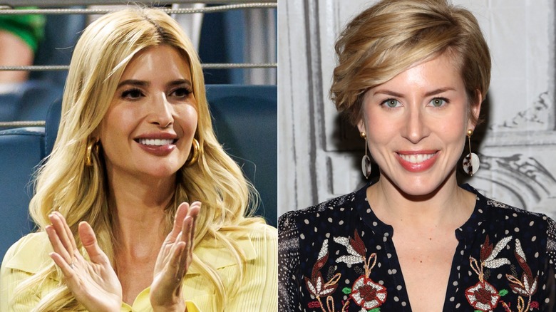 Split screen Ivanka Trump and Erin Napier