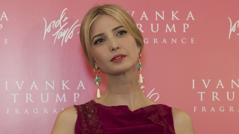 Ivanka Trump tilting her head