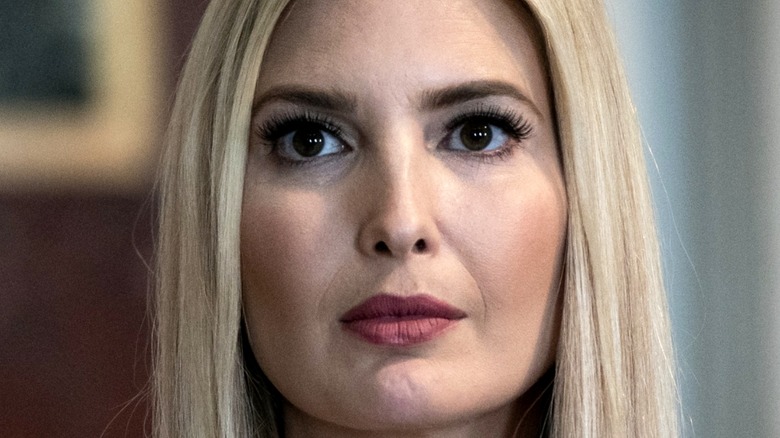 Ivanka Trump looking serious