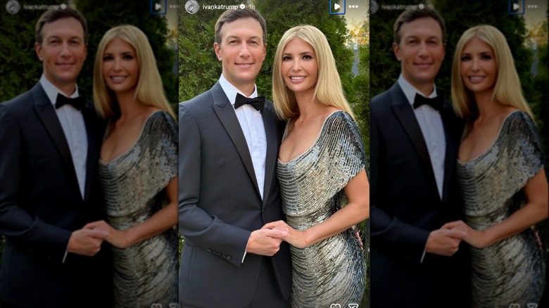 Jared Kushner and Ivanka Trump awkwardly pose