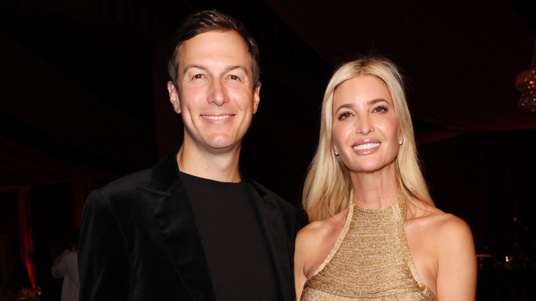 Jared Kushner and Ivanka Trump smile for the camera