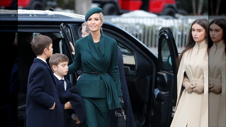 Ivanka Trump with her children
