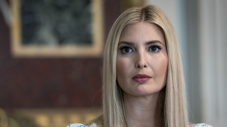 Ivanka Trump looking serious