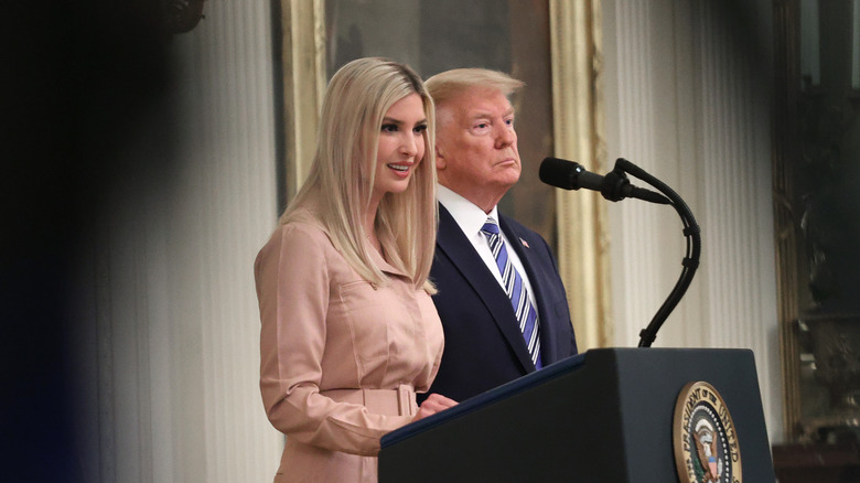 Ivanka and Donald Trump