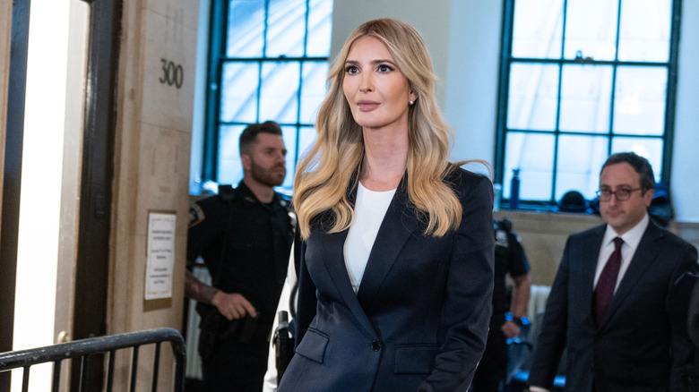 Ivanka Trump walking