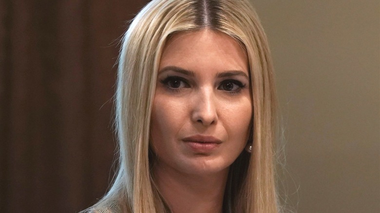 Ivanka Trump looking serious