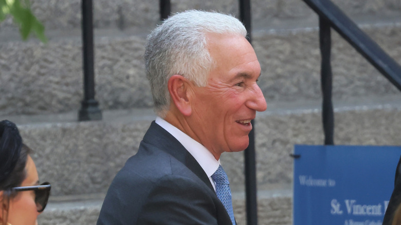 Side-profile of Charles Kushner smiling