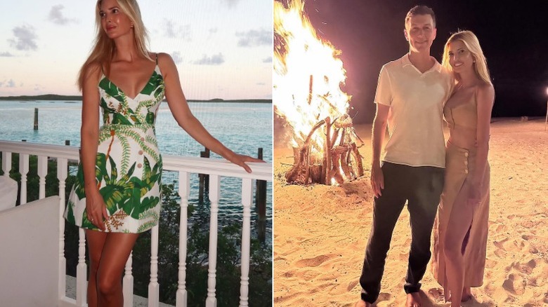 Ivanka Trump posing / Ivanka Trump and Jared Kushner smiling