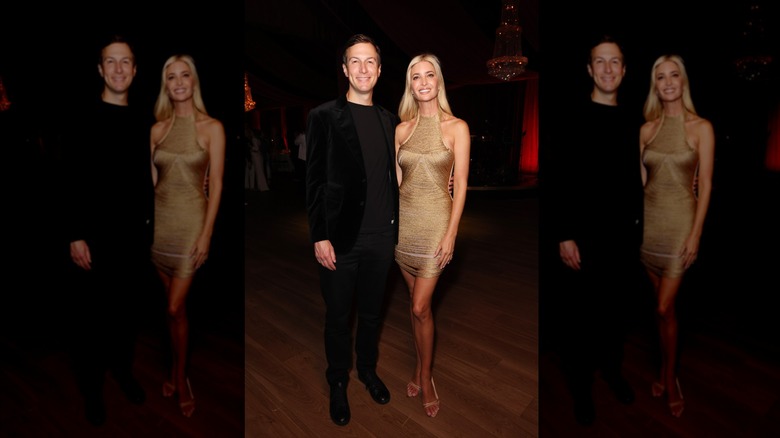Jared Kushner and Ivanka Trump pose together