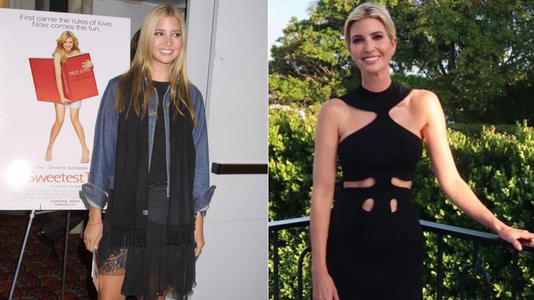 Ivanka Trump wearing unusual clothing