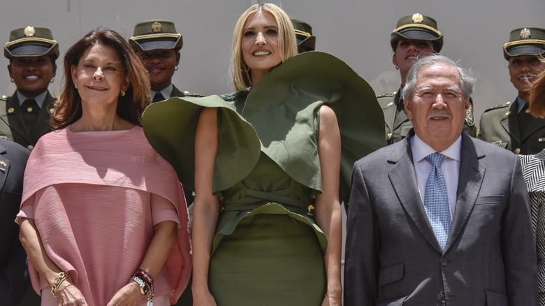 Ivanka Trump poses with foreign leaders during 2019 trip to Bogota, Colombia