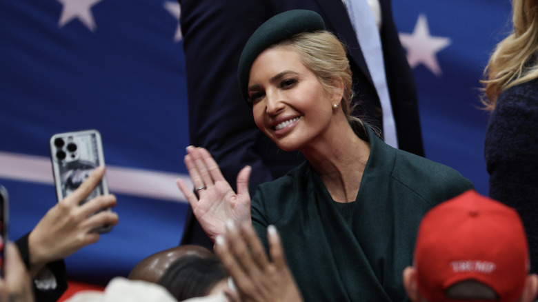 Ivanka Trump waving