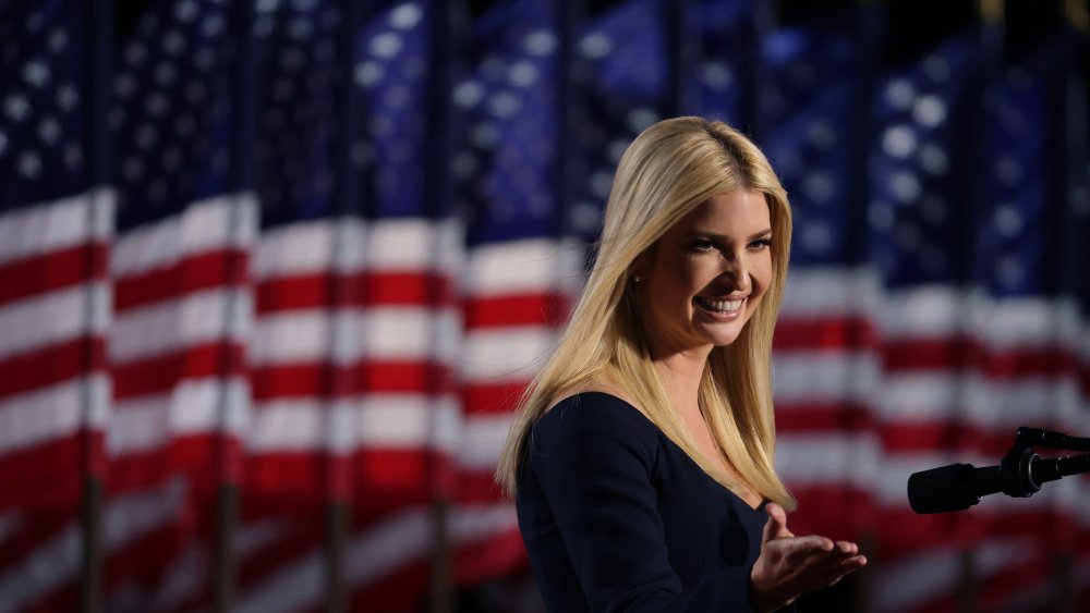 Ivanka Trump on stage during the RNC