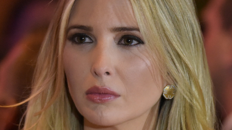 Ivanka Trump look serious
