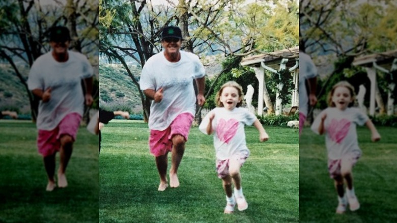 Jack Nicholson's daughter Lorraine with her father