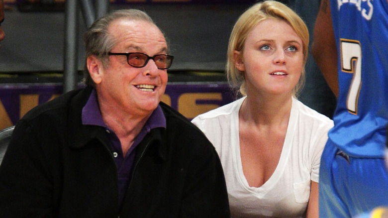 Jack Nicholson's daughter Lorraine with her father