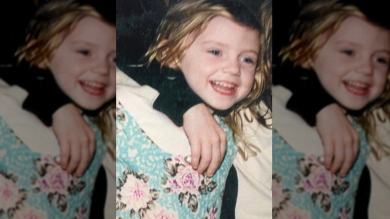 Jack Nicholson's daughter Lorraine as a child