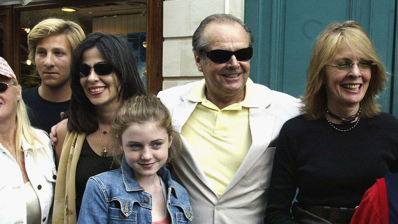 Jack Nicholson's daughter Lorraine with her father and other actors