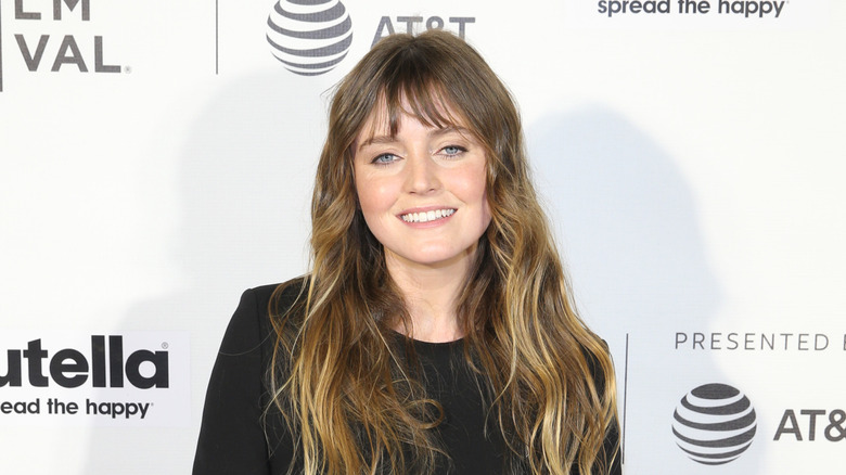 Lorraine Nicholson on the red carpet at the "Life Boat" premiere