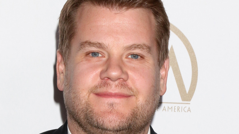 James Corden posing for photo