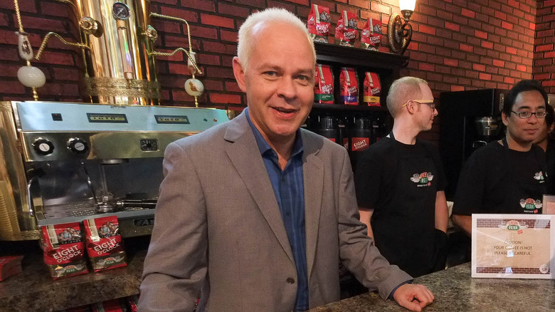 James Michael Tyler on Central Perk set