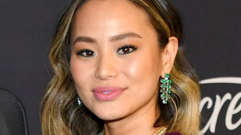 Jamie Chung on the red carpet