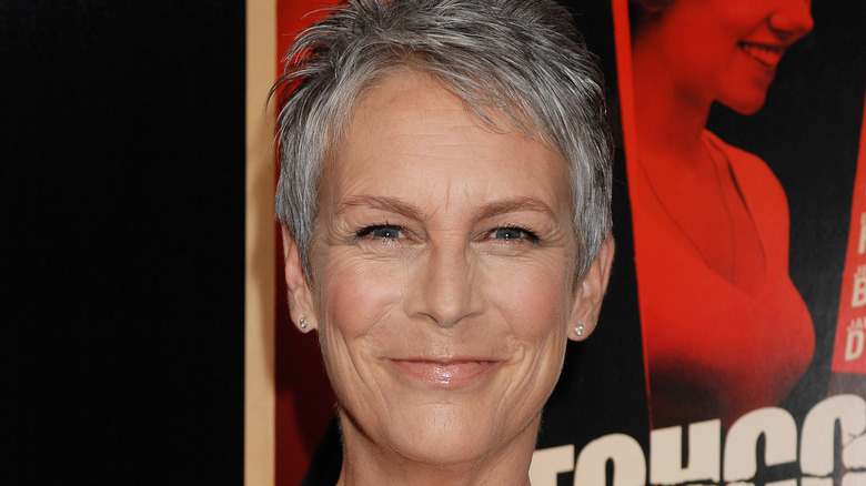 Jamie Lee Curtis smiles