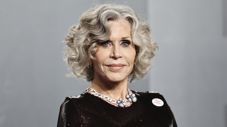 Jane Fonda smiling