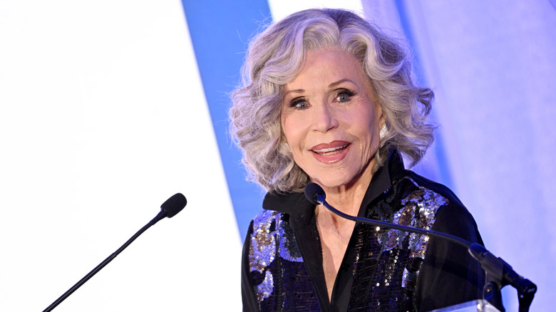 Jane Fonda attending the 2025 GCAPP EmPower Party