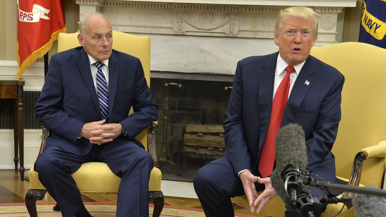 General John Kelly and Donald Trump